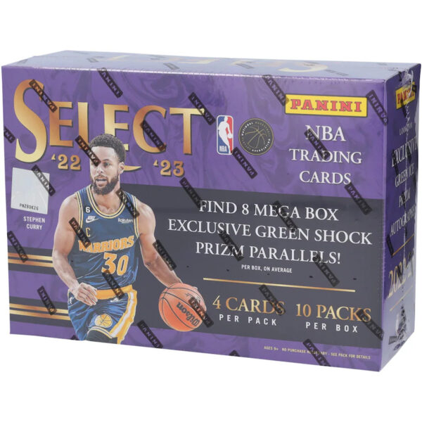 2022/23 Panini Select Basketball 40-Card Fanatics Mega Box (Green Shock)