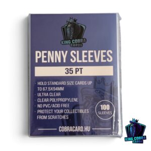King Cobra Cards Penny Sleeves 35 PT