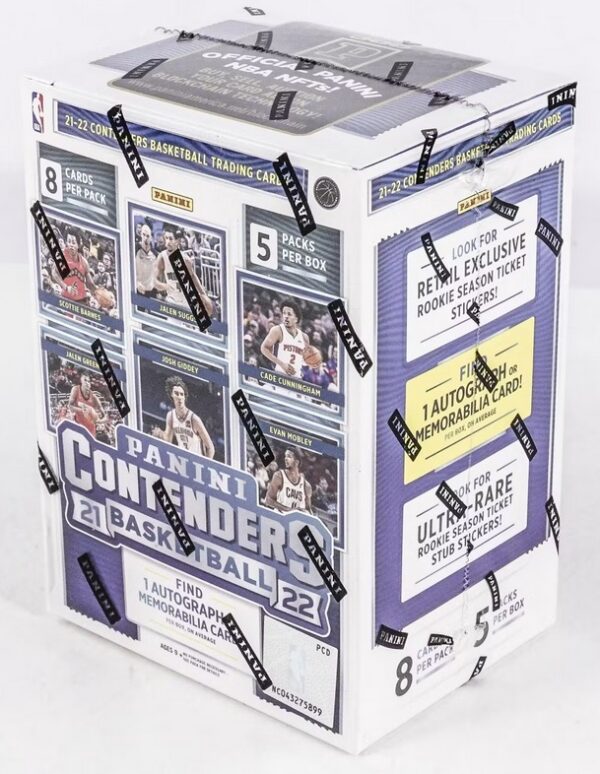 2021/22 Panini Contenders Basketball 5-Pack Blaster Box