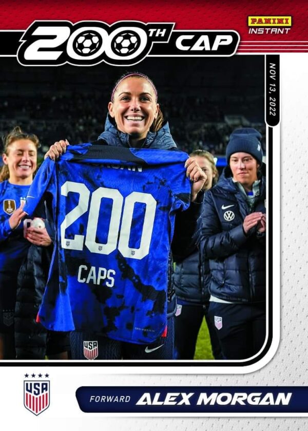 2022 Panini Instant Alex Morgan US Soccer - 200th Cap #AM1 - King Cobra ...