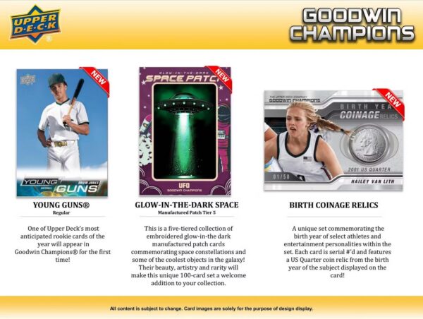 2023 Upper Deck Goodwin Champions 8-Pack Blaster Box - Image 4