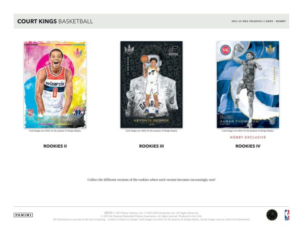 2023/24 Panini Court Kings Basketball Hobby Box - Image 4