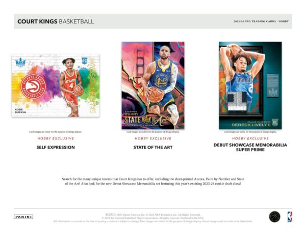 2023/24 Panini Court Kings Basketball Hobby Box - Image 5