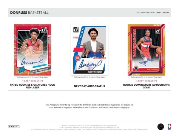 2023/24 Panini Donruss Basketball Hobby Box - Image 5