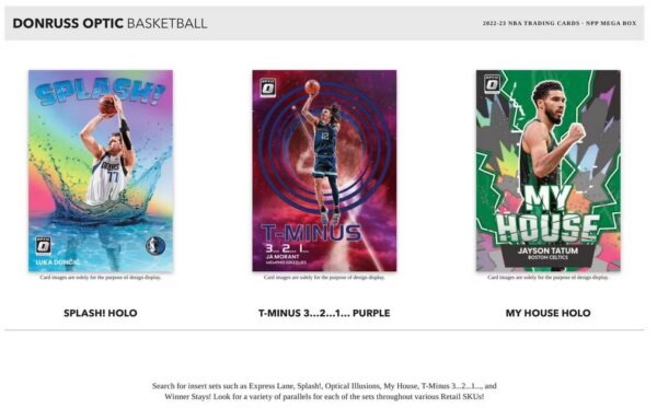 2022/23 Panini Donruss Optic Basketball Mega Box (Hyper Pink Prizms) - Image 4