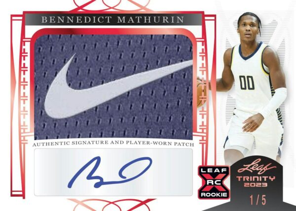 2022/23 Leaf Trinity Basketball Hobby Box - Image 8