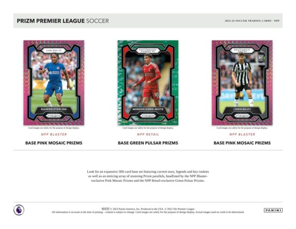 2023/24 Panini Prizm Premier League EPL Soccer Retail 24-Pack Box - Image 3