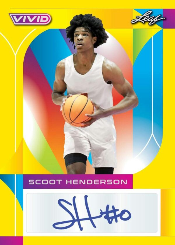 2022/23 Leaf Vivid Basketball Hobby Box - Image 8