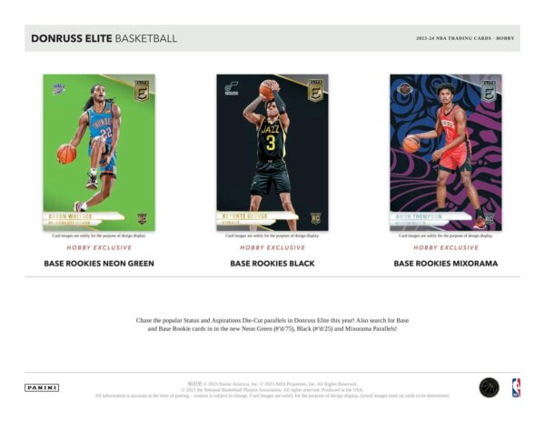 2023/24 Panini Donruss Elite Basketball Hobby Box - Image 3