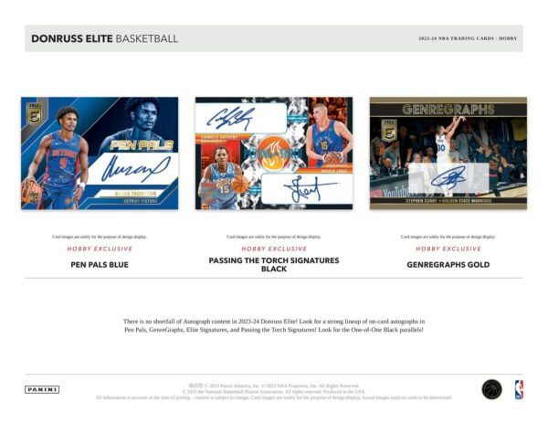 2023/24 Panini Donruss Elite Basketball Hobby Box - Image 4
