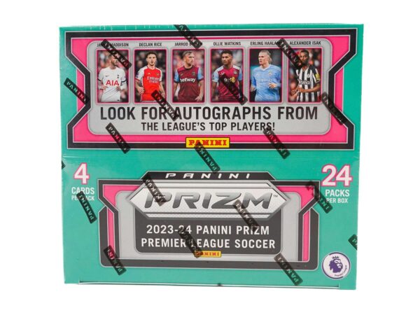2023/24 Panini Prizm Premier League EPL Soccer Retail 24-Pack Box
