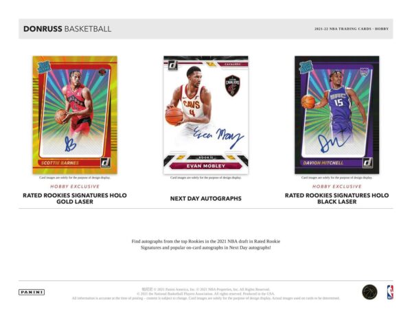 2021/22 Panini Donruss Basketball Hobby Box - Image 4