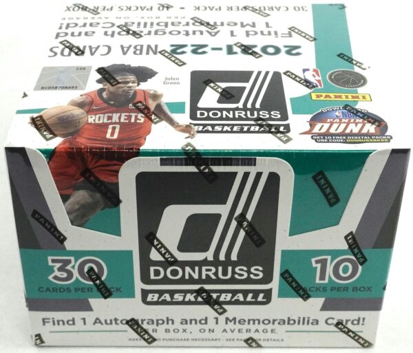 2021/22 Panini Donruss Basketball Hobby Box - Image 2