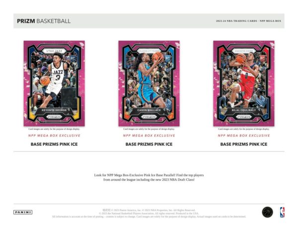 2023/24 Panini Prizm Basketball Mega Box (Pink Ice Prizms!) - Image 4