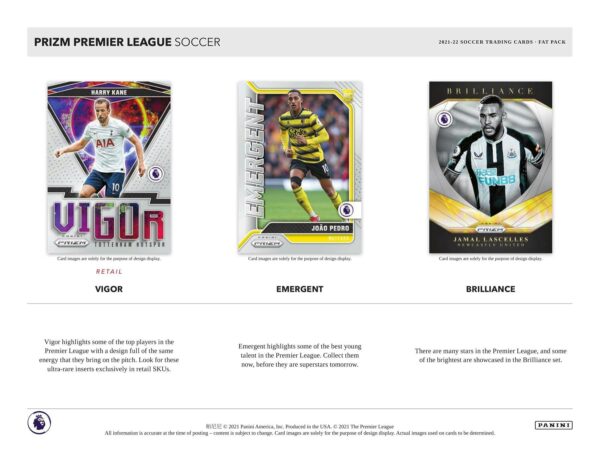 2021/22 Panini Prizm Premier League EPL Soccer Jumbo Value Pack - Image 3