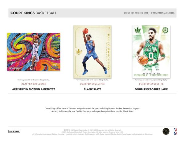 2022/23 Panini Court Kings Basketball International 6-Pack Blaster Box - Image 5