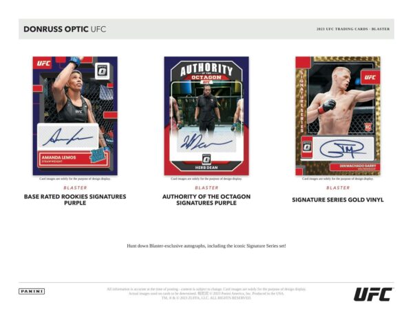 2023 Panini Donruss Optic UFC 6-Pack Blaster Box - Image 5