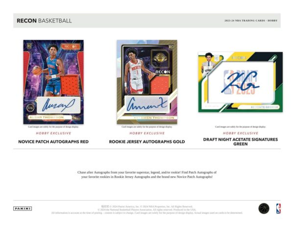 2023/24 Panini Recon Basketball Hobby Box - Image 2