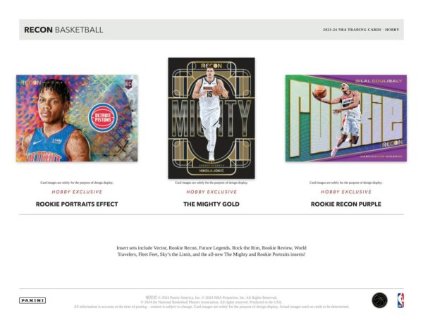 2023/24 Panini Recon Basketball Hobby Box - Image 3