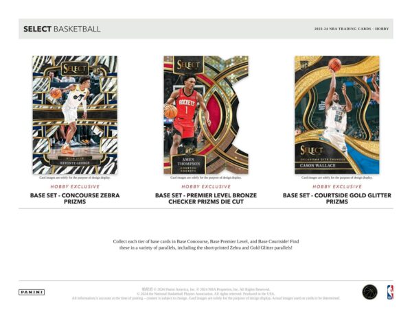 2023/24 Panini Select Basketball Hobby Box - Image 3