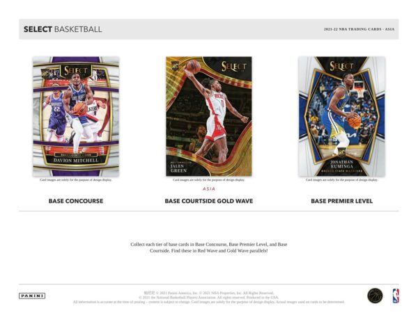 2021/22 Panini Select Basketball Asia Tmall Box - Image 3