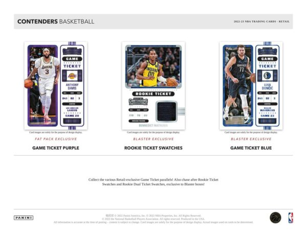 2022/23 Panini Contenders Basketball 5-Pack Blaster Box - Image 5