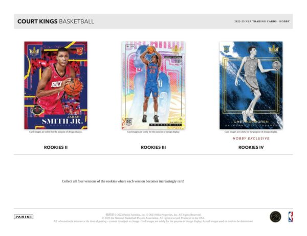 2022/23 Panini Court Kings Basketball Hobby Box - Image 4