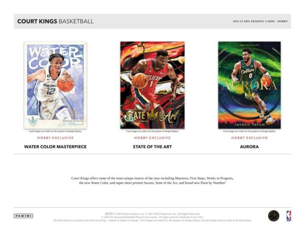 2022/23 Panini Court Kings Basketball Hobby Box - Image 5
