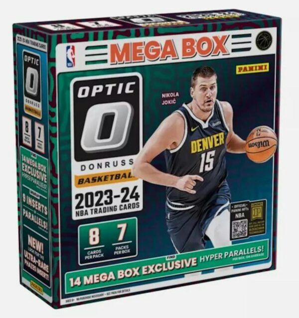2023/24 Panini Donruss Optic Basketball Mega Box (Hyper Pink Prizms)