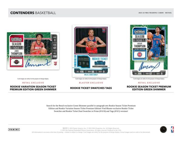 2023/24 Panini Contenders Basketball Value Pack - Image 3