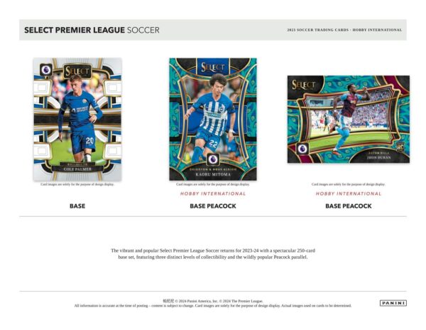 2023/24 Panini Select EPL Soccer International Hobby Box - Image 4