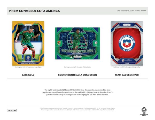 2023/24 Panini Prizm Copa America Soccer Hobby Box - Image 4