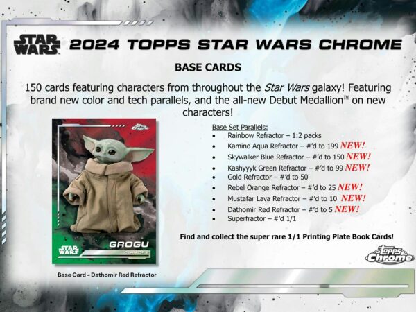 Star Wars Chrome Hobby Box (Topps 2024) - Image 15