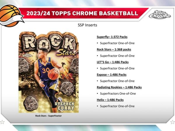 2023/24 Topps Chrome Basketball Hobby Box - Image 7
