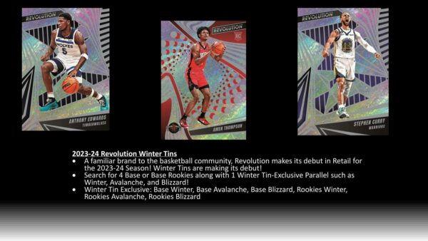 2023/24 Panini Revolution Basketball Winter Tin - Image 4