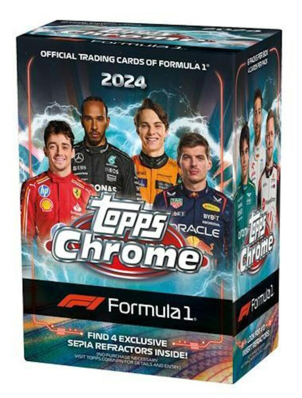 2024 Topps Chrome F1 Formula 1 Blaster Box
