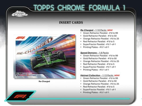 2024 Topps Chrome F1 Formula 1 Blaster Pack - Image 4