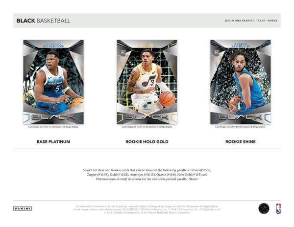 2023/24 Panini Black Basketball Hobby Box - Image 4