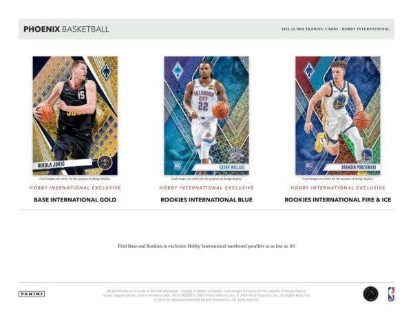 2023/24 Panini Phoenix Basketball International Hobby Box - Image 5