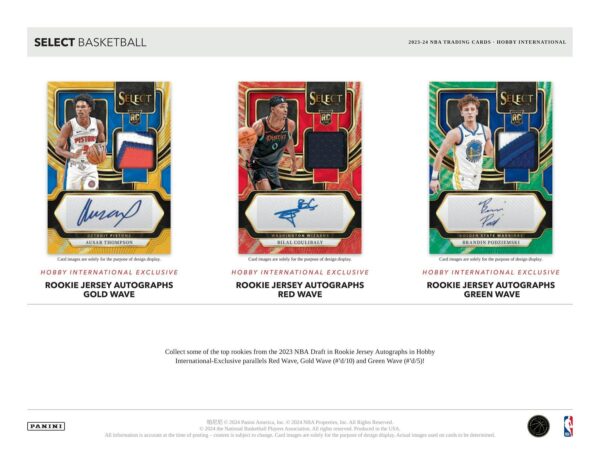 2023/24 Panini Select Basketball International Hobby Box - Image 5