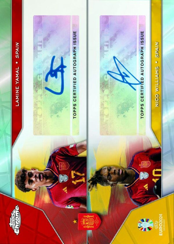 2023/24 Topps Chrome UEFA Euro Soccer Hobby Box - Image 9