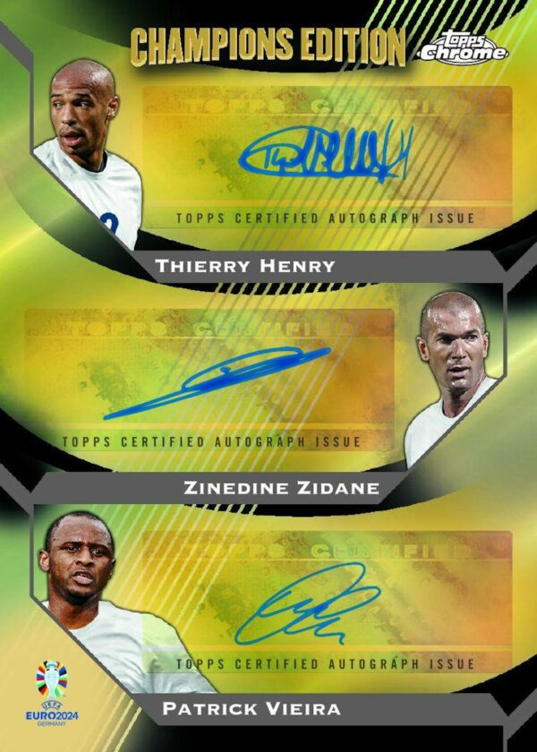 2023/24 Topps Chrome UEFA Euro Soccer Hobby Box - Image 12