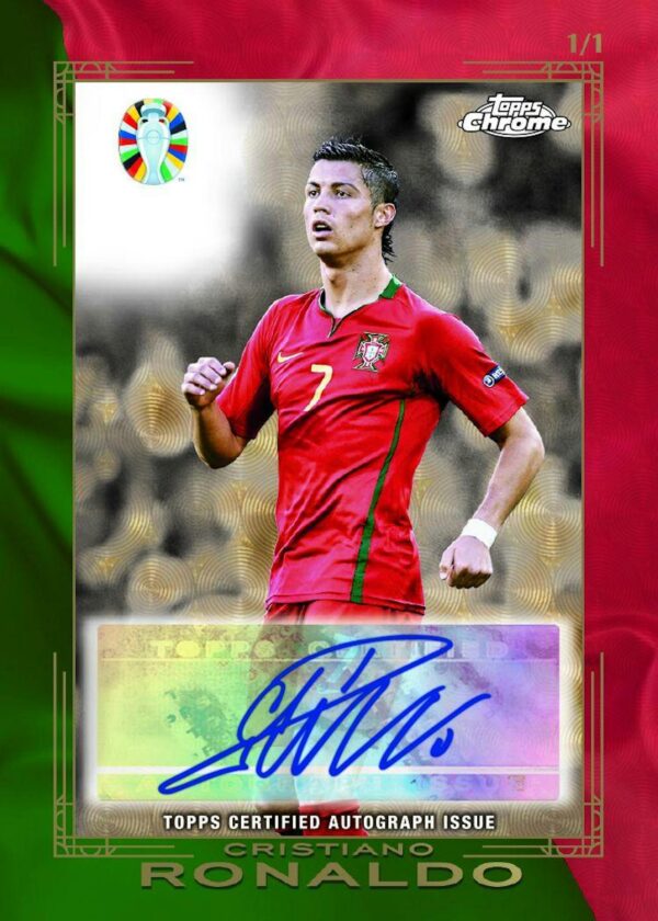 2023/24 Topps Chrome UEFA Euro Soccer Hobby Box - Image 10