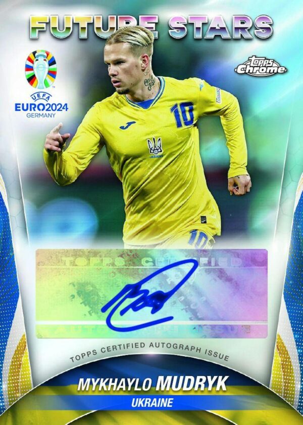2023/24 Topps Chrome UEFA Euro Soccer Hobby Box - Image 18