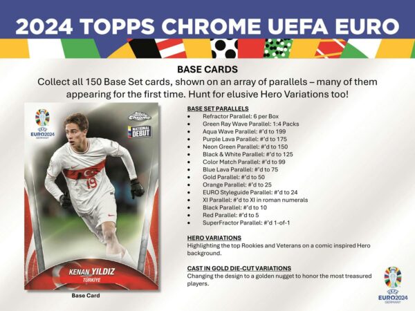 2023/24 Topps Chrome UEFA Euro Soccer Hobby Box - Image 4