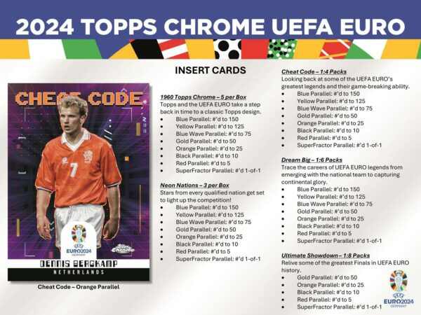 2023/24 Topps Chrome UEFA Euro Soccer Hobby Box - Image 5