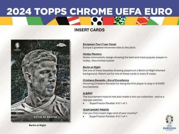 2023/24 Topps Chrome UEFA Euro Soccer Hobby Box - Image 7