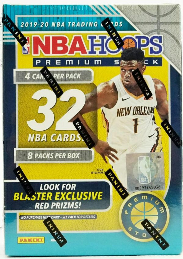 2019/20 Panini Hoops Premium Stock Basketball 8-Pack Blaster Box
