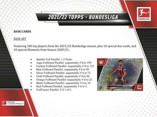 2021/22 Topps Bundesliga Soccer Hobby Box - Image 5