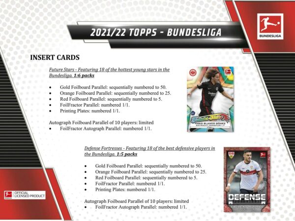 2021/22 Topps Bundesliga Soccer Hobby Box - Image 7